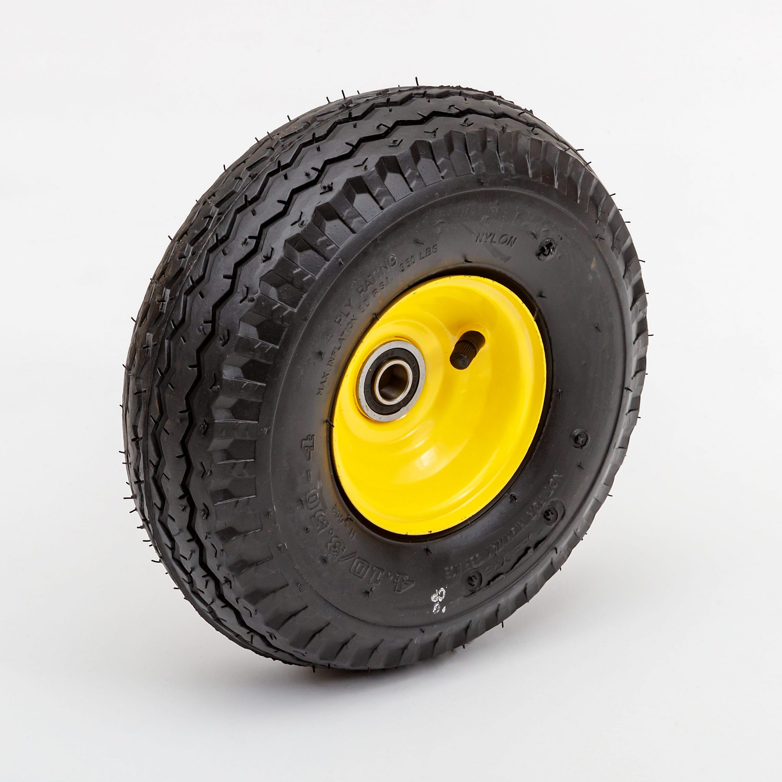 Wagon/Tricycle/Utility cart Replacement Lapp Wheels 15 Pneumatic Wheel White Turf 4 ply Tread